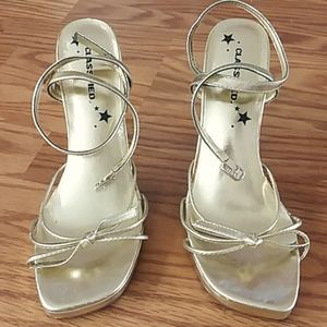 Classified Gold Heels